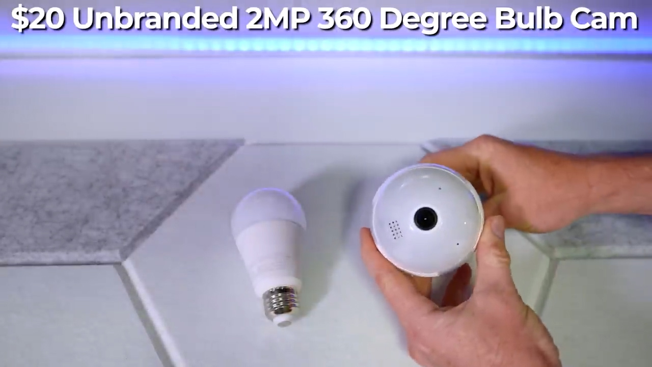 Wireless Camera 1080p Wifi Ip Spy Cam E27 Lamp Holder Outdoor Security Hidden  Camera For Apartment Door